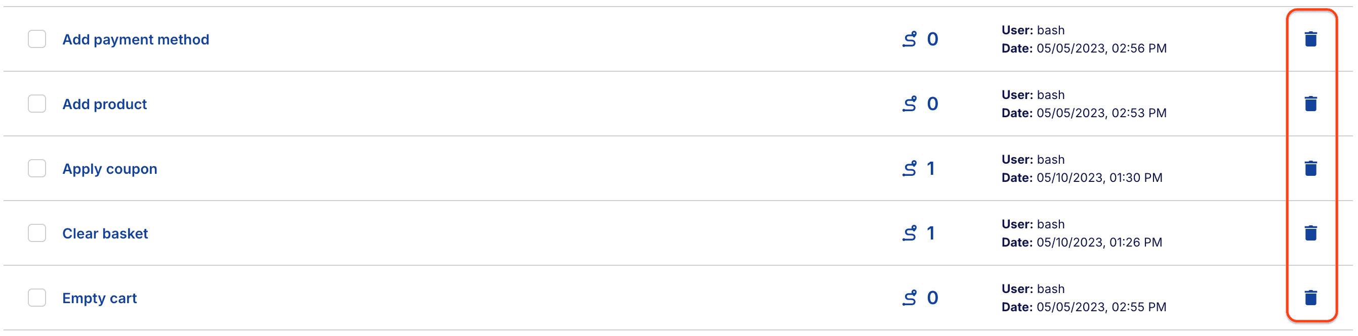 Archive a single library checkpoint