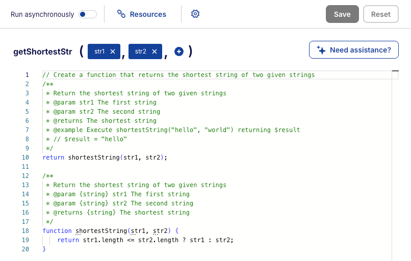 Parameters