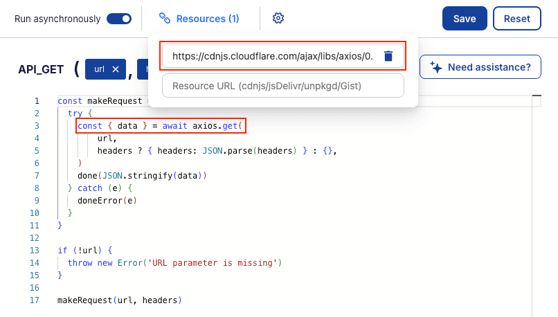 Add external library