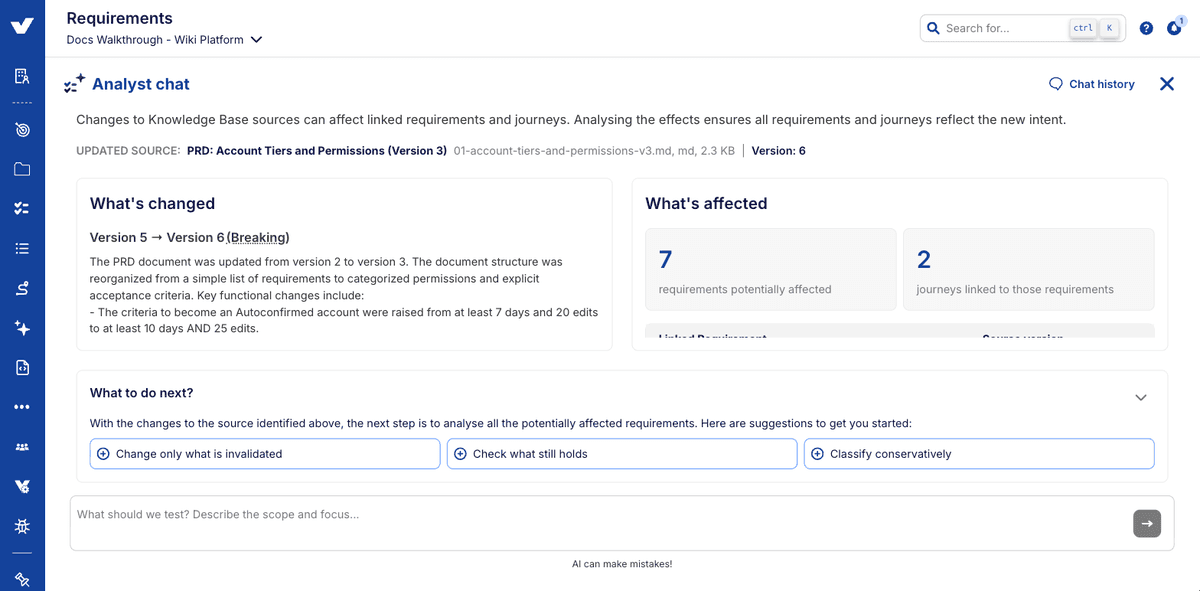 Step 4: what changed and what it affects
