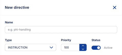 Step 8: the Status toggle, set to Active