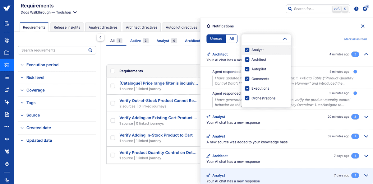 Step 4: filtering by type