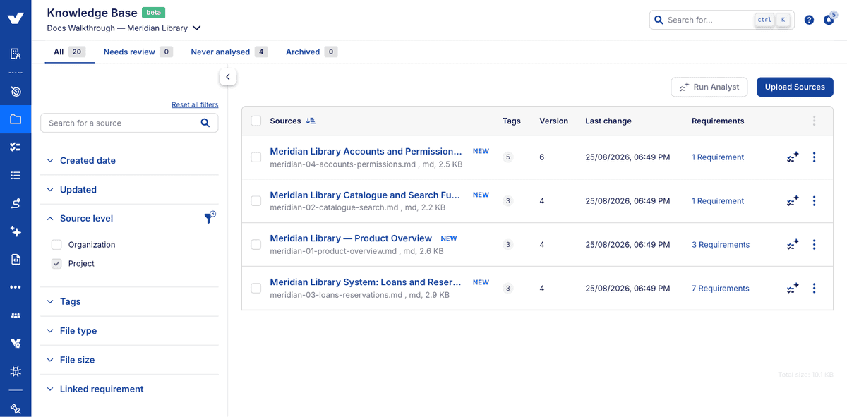 Step 1: the Knowledge Base