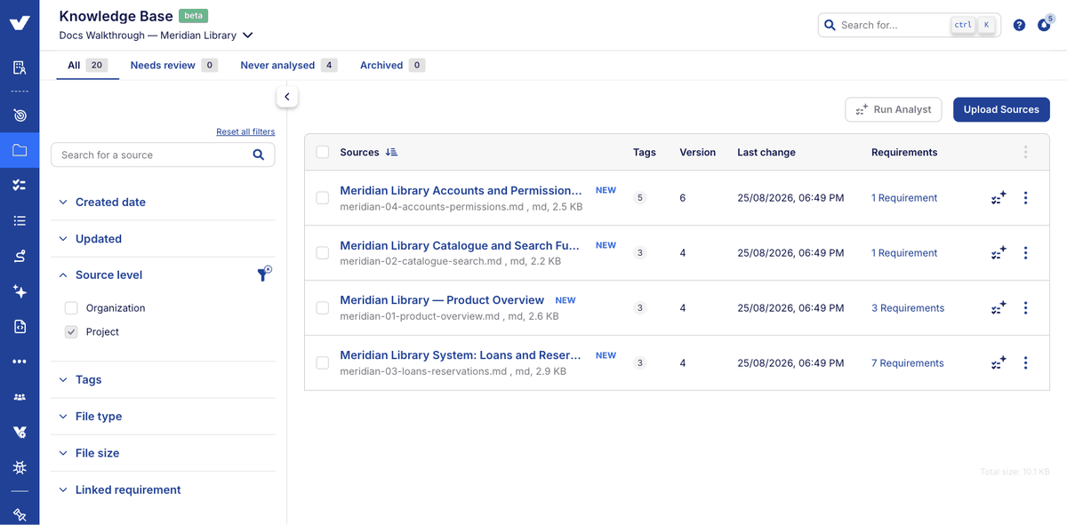 Step 1: the Knowledge Base