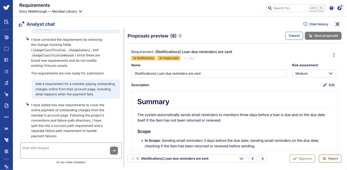 Step 6: the explanatory response