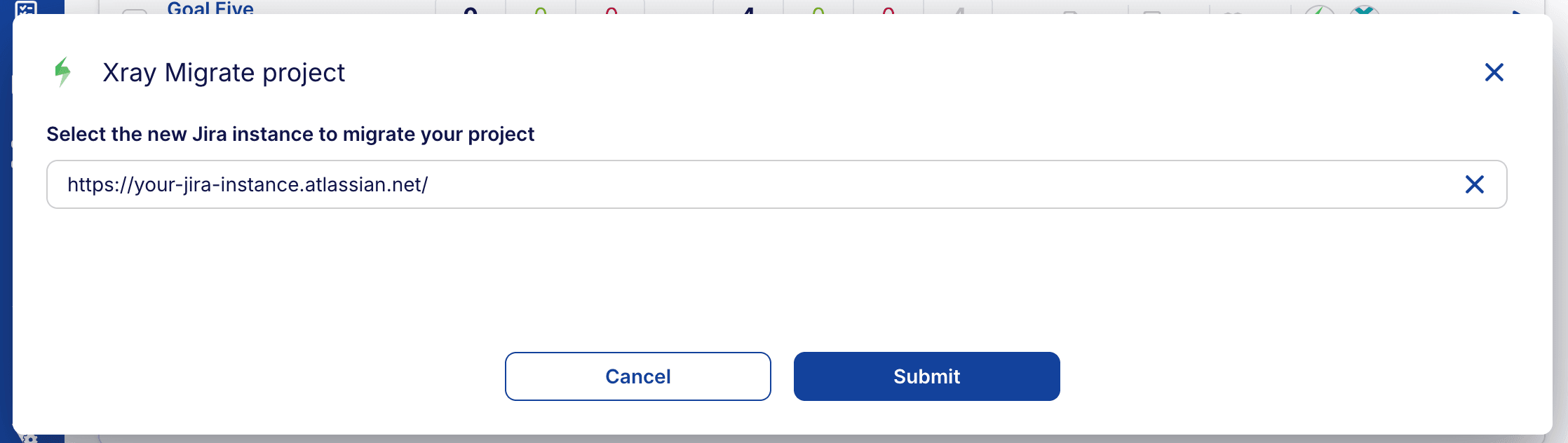 Xray Migrate Project Action