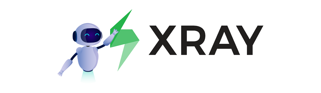 Xray logo with Virtuoso bot
